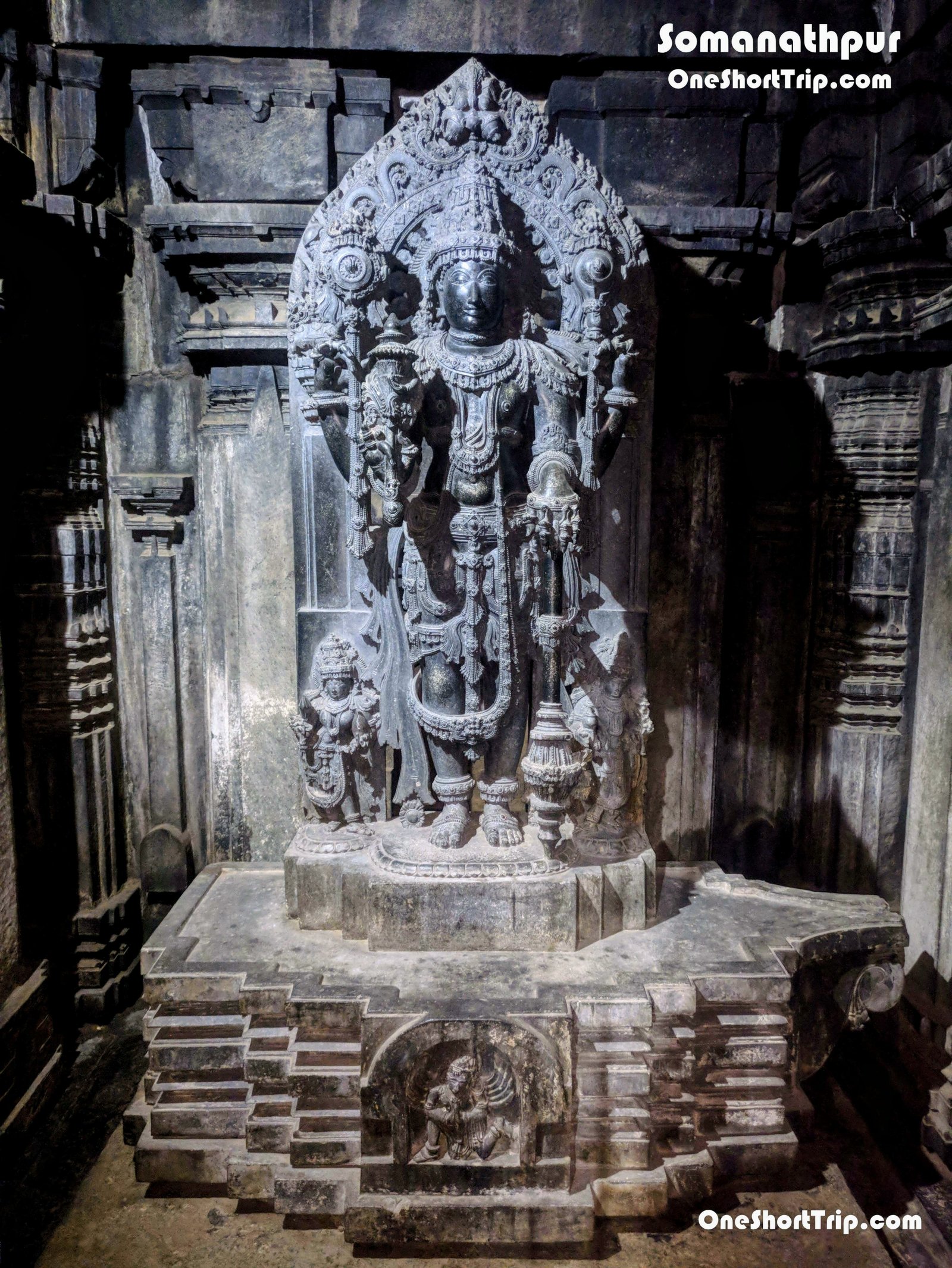 Janardhana Shrine Somanathapura Janardhana shrine at Somanathapura Keshava Temple