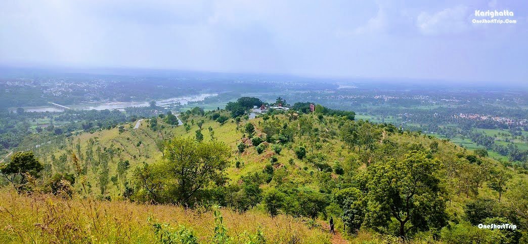 Karighatta Top View Top view from Karighatta Hill near Srirangapatna