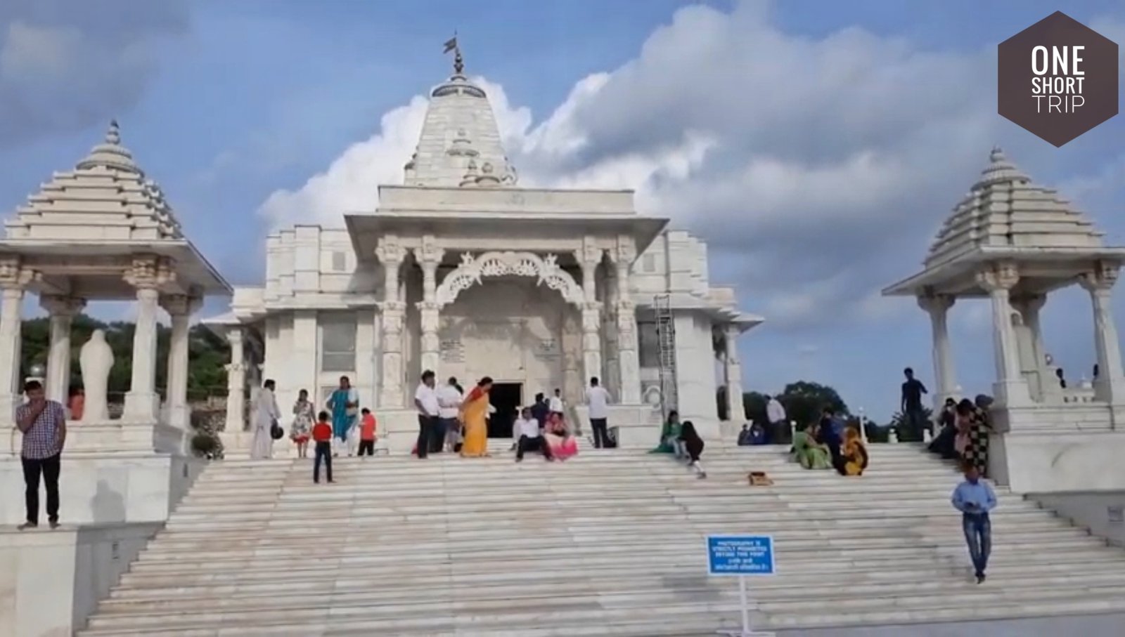 Birla Mandir Jaipur white marble temple exterior