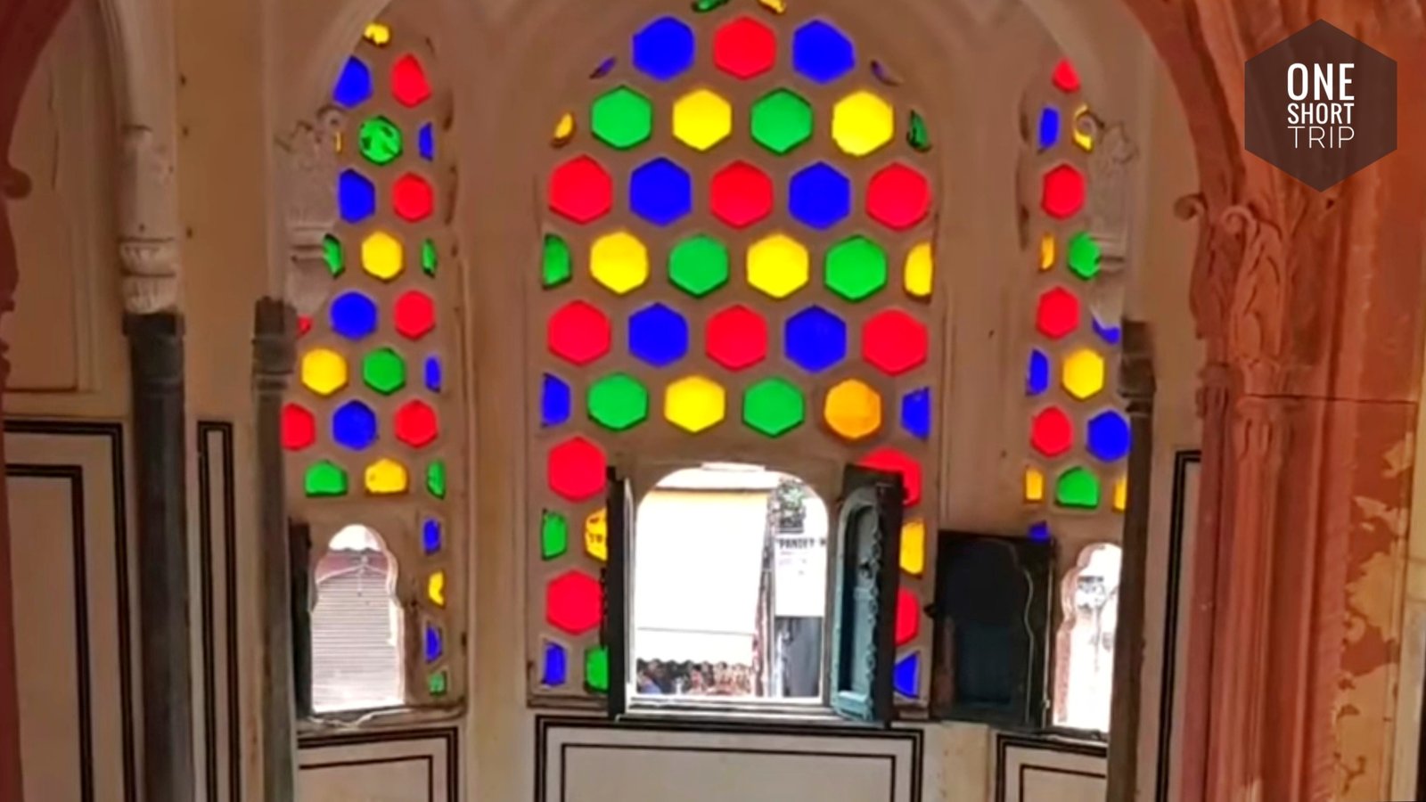 Hawa Mahal Jaipur pink and red sandstone facade