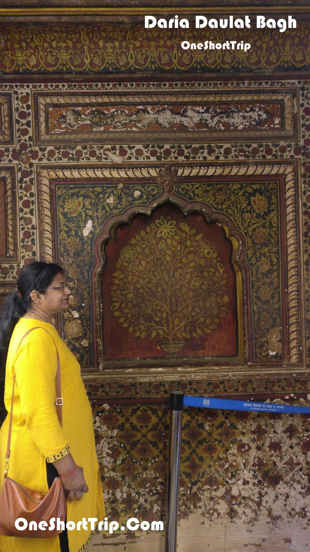 Royal Murals of Daria Daulat Bagh Daria Daulat Bagh royal mural paintings Srirangapatna