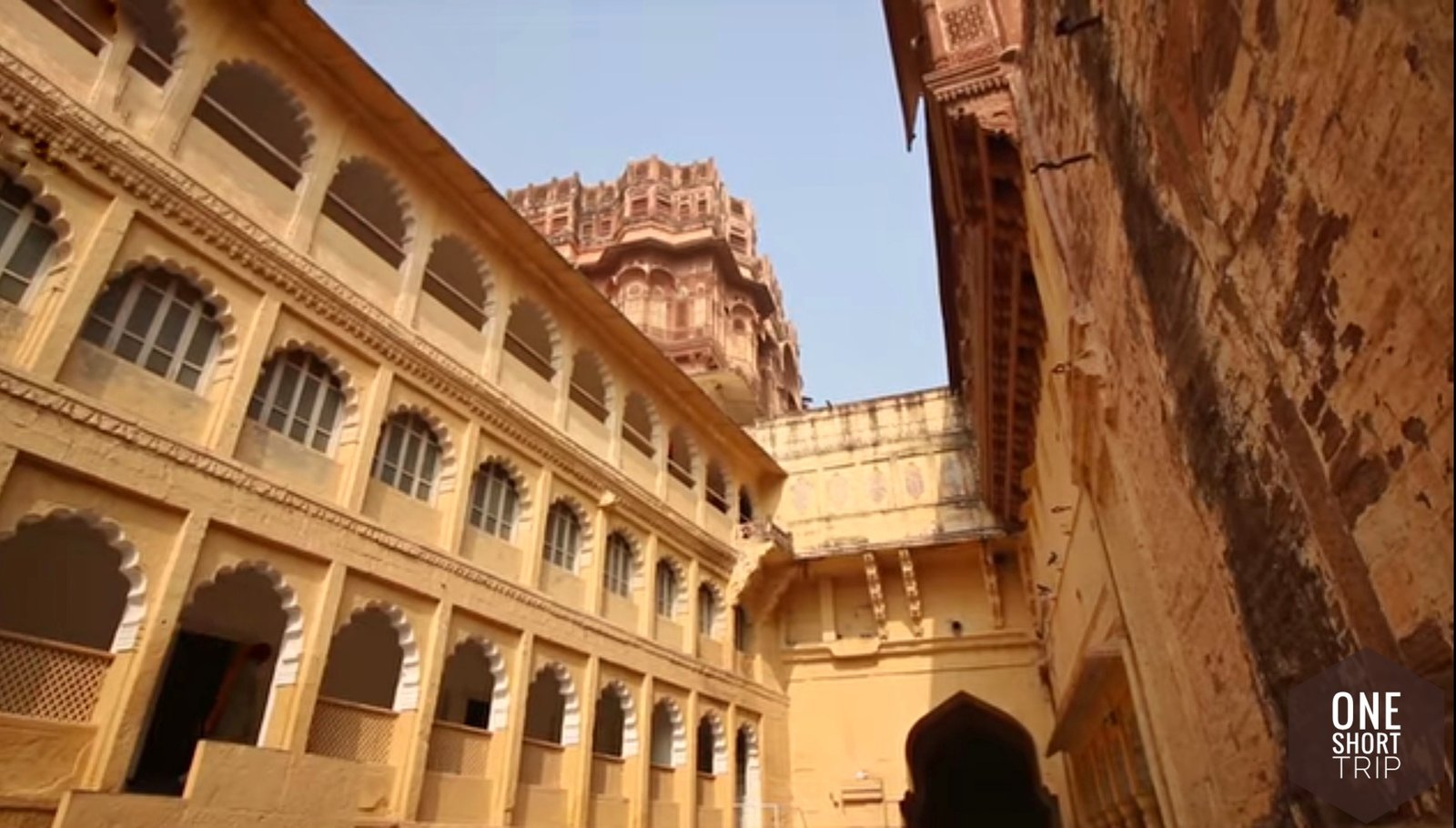 Mehrangarh Fort Jodhpur panoramic city view