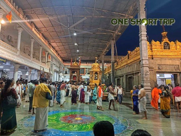 Devotional atmosphere at Sri Raghavendra Swamy Matha