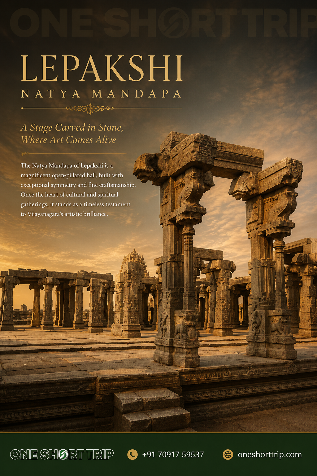 Lepakshi Kalyana Mantapa unfinished marriage pavilion