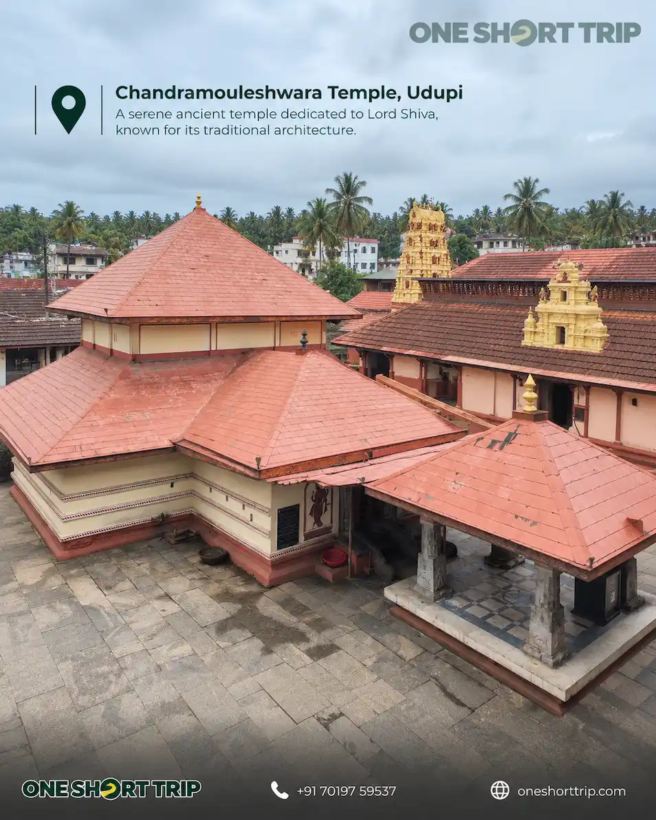 Chandramouleshwara Temple in Udupi near Sri Krishna Matha