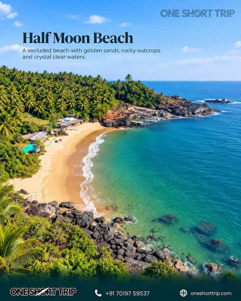 Half Moon Beach near Gokarna