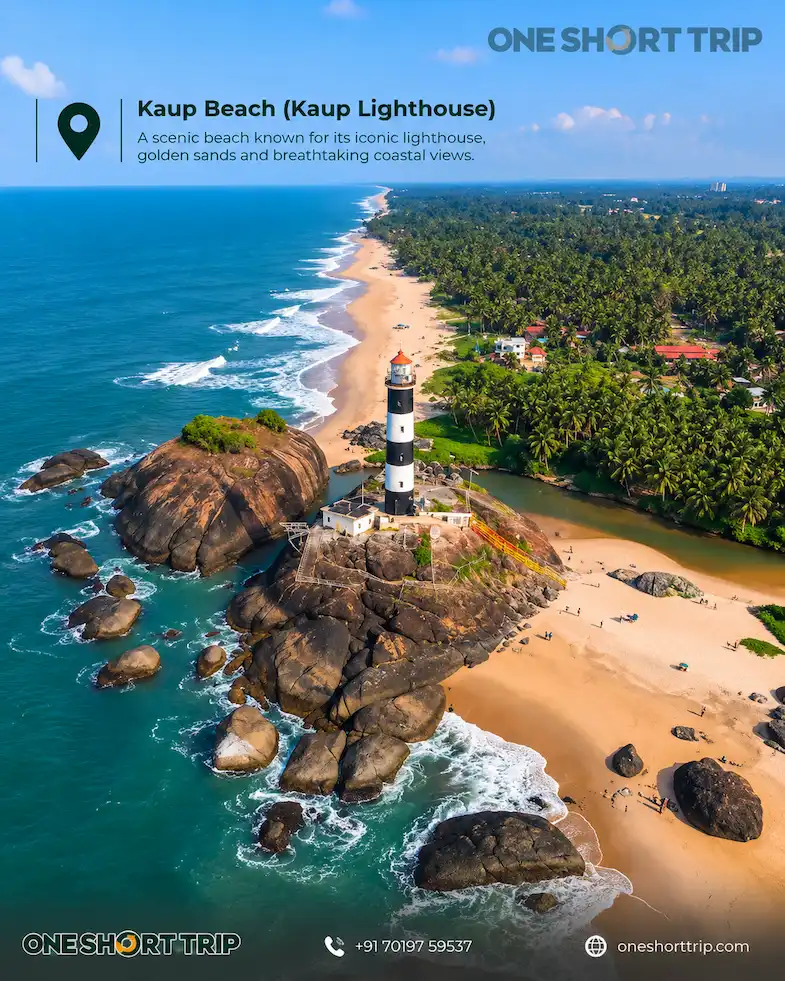 Kapu Beach and lighthouse near Udupi