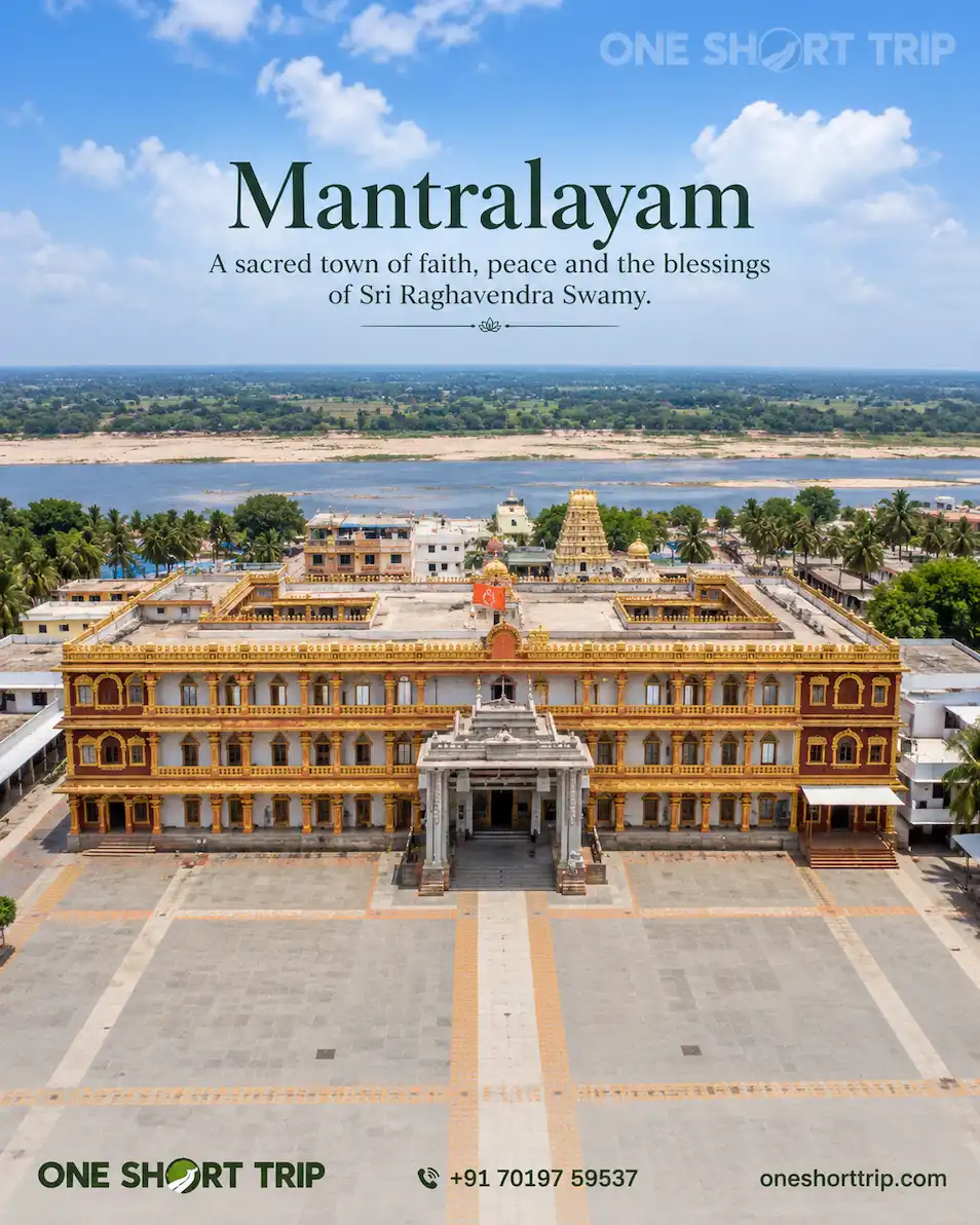 Sri Raghavendra Swamy Mutt in Mantralayam on a tour from Bangalore