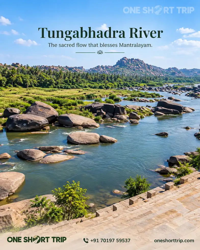 Tungabhadra River at Mantralayam