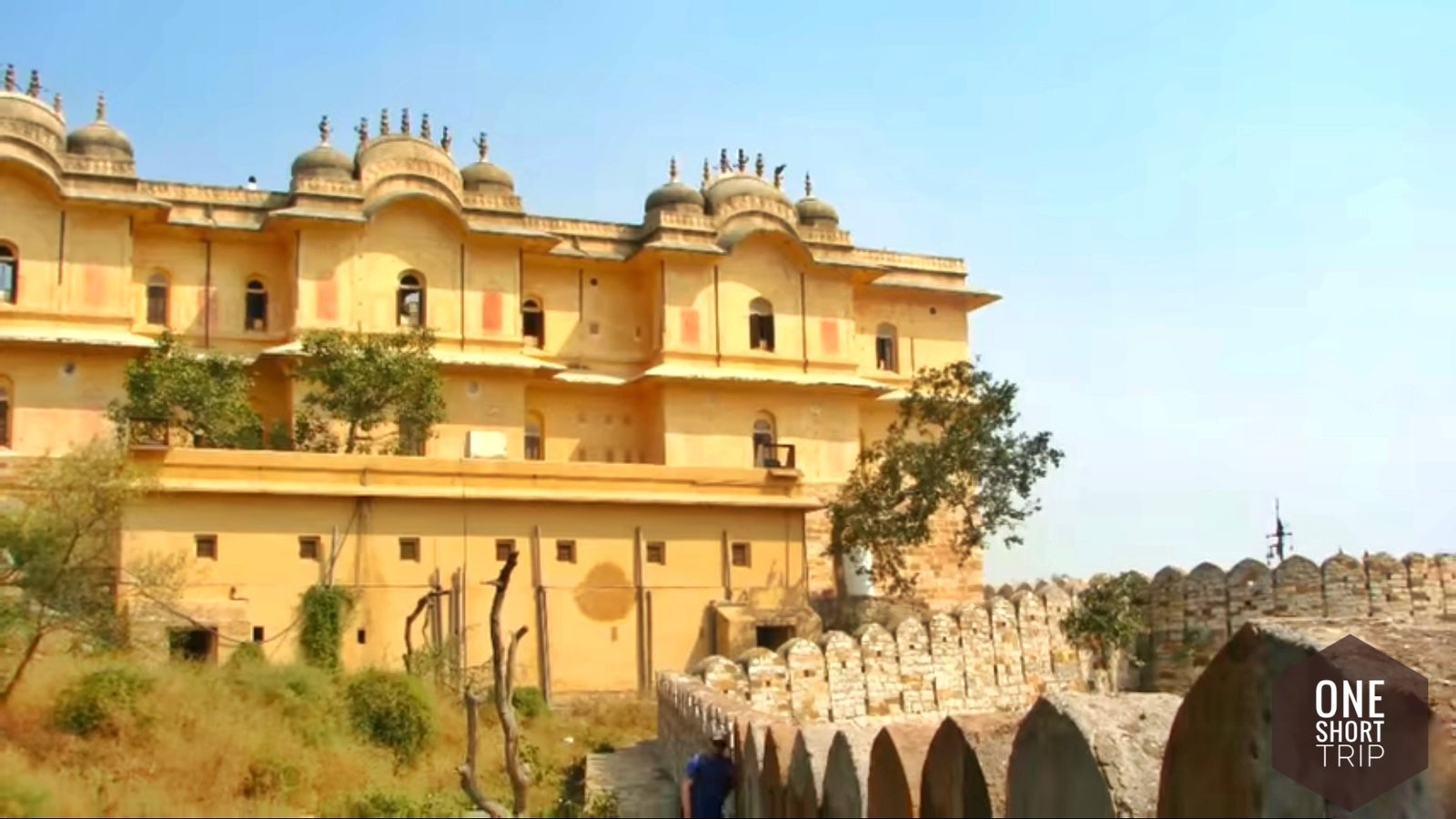 Nahargarh Fort, a historic hilltop fortress overlooking Jaipur in Rajasthan