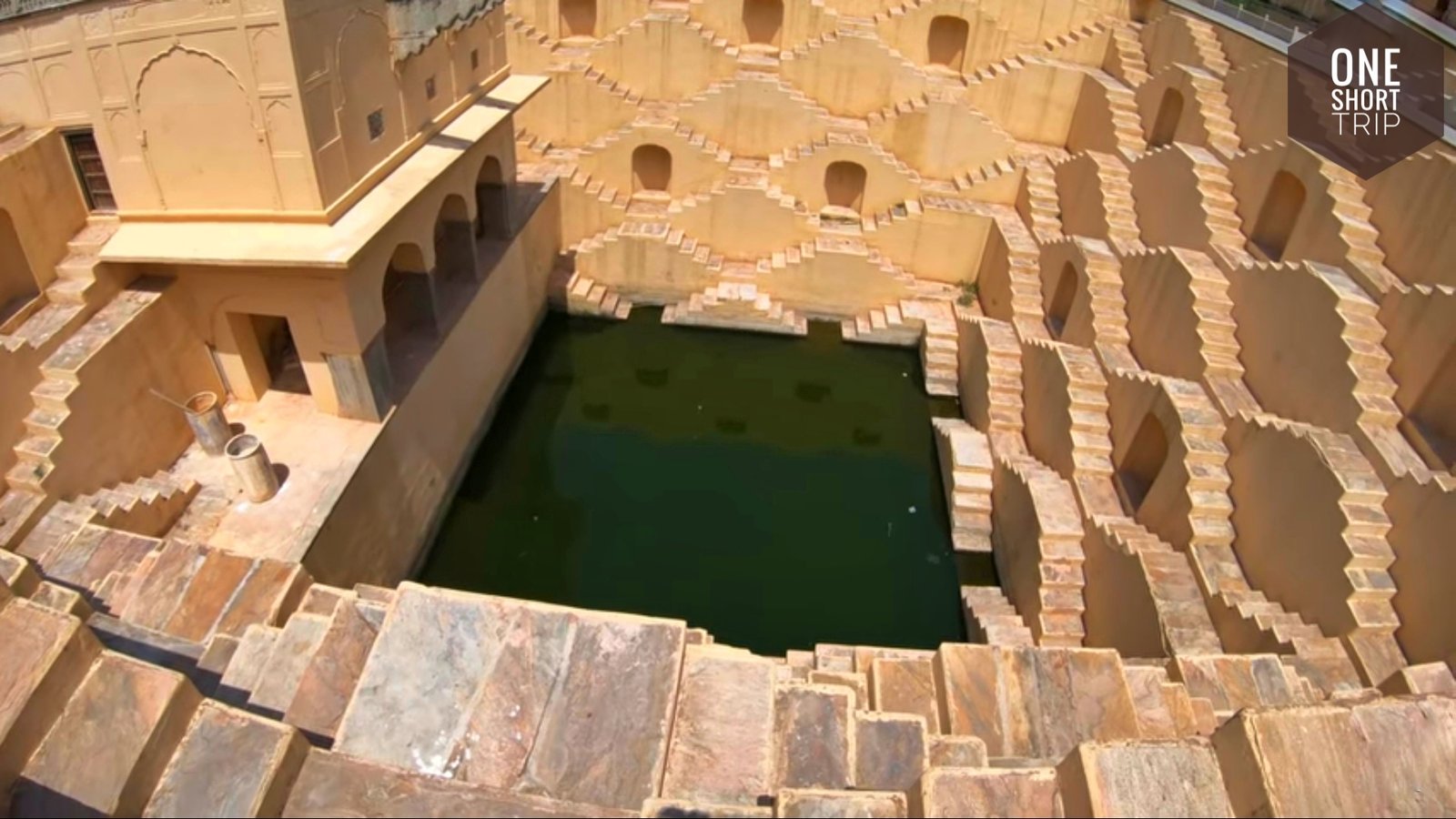 Historic Panna Meena ka Kund stepwell in Amer Jaipur