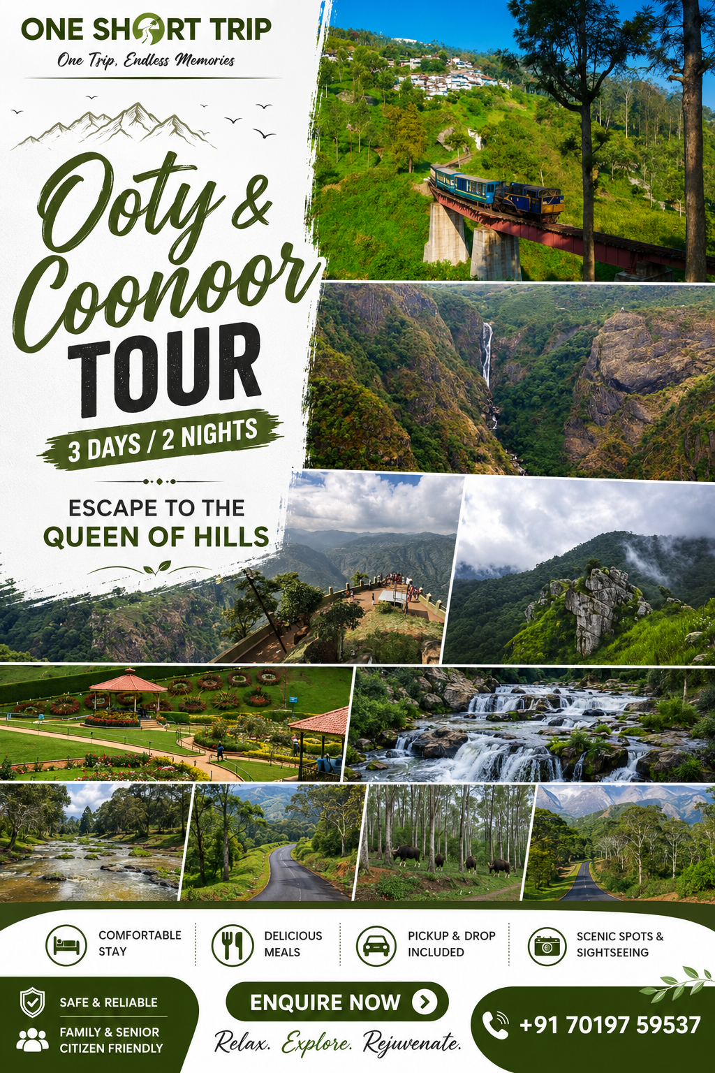 Ooty & Coonoor