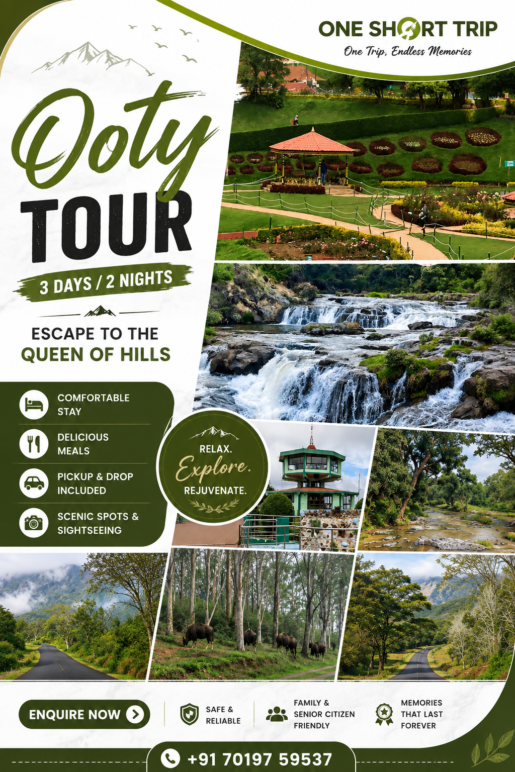 Pykara Falls near Ooty