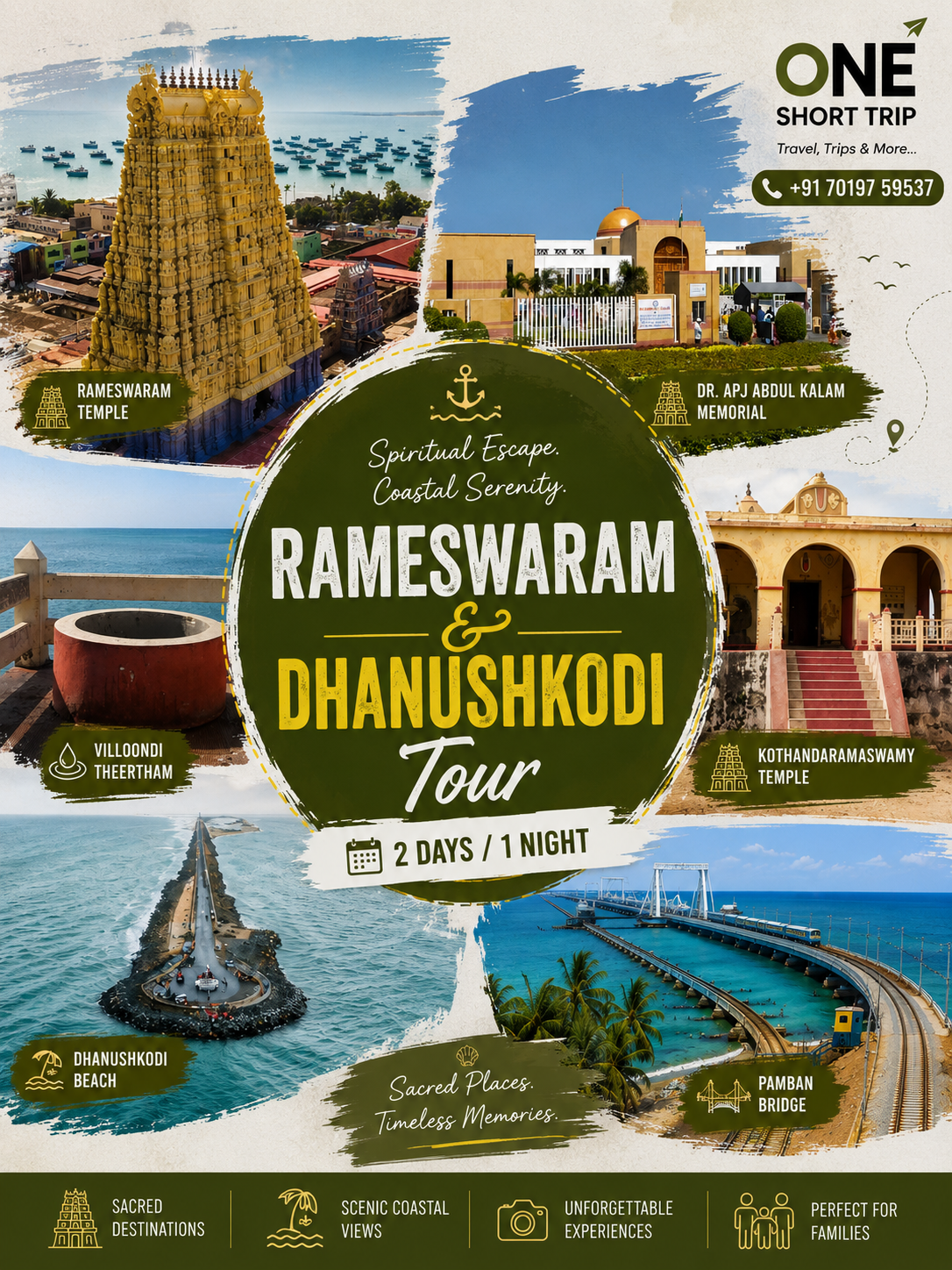 Rameswaram & Dhanushkodi