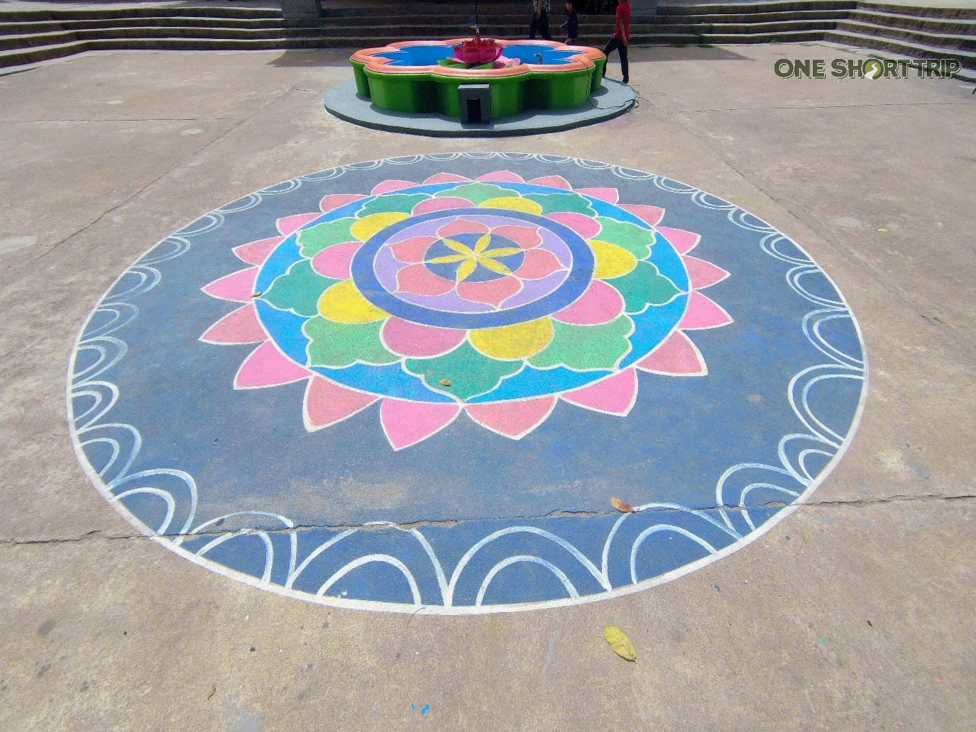 Courtyard view of Sringeri Shankar Math, Shankarapuram, Bengaluru