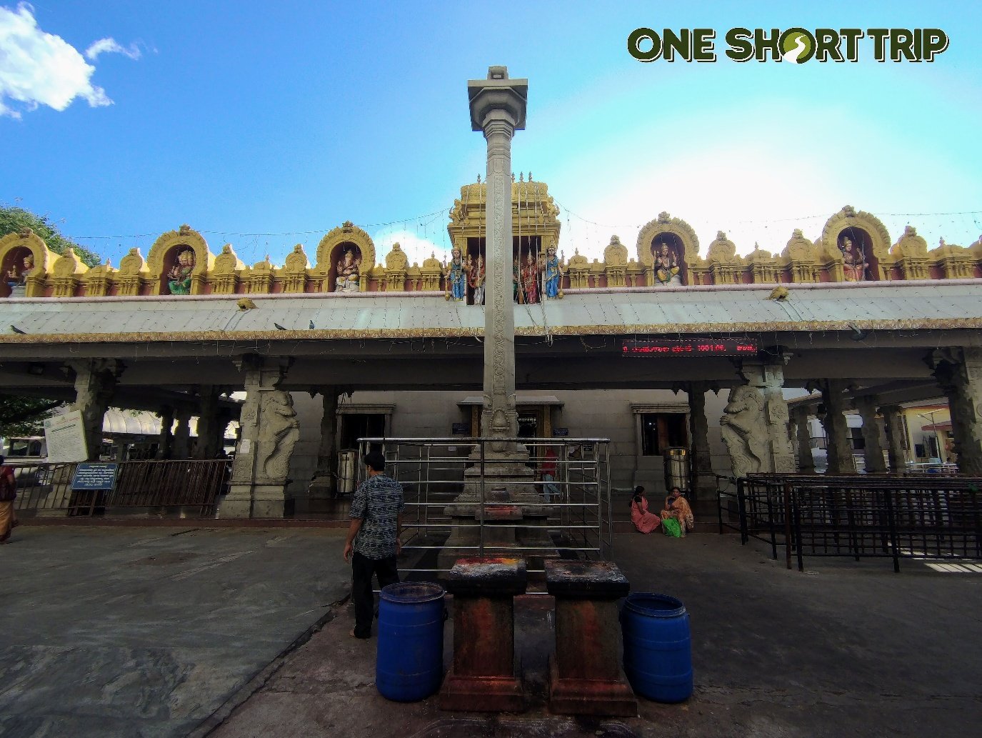 Shree Banashankari Devi Temple 3 Stone-pillared mandapa at Shree Banashankari Devi Temple, Bengaluru