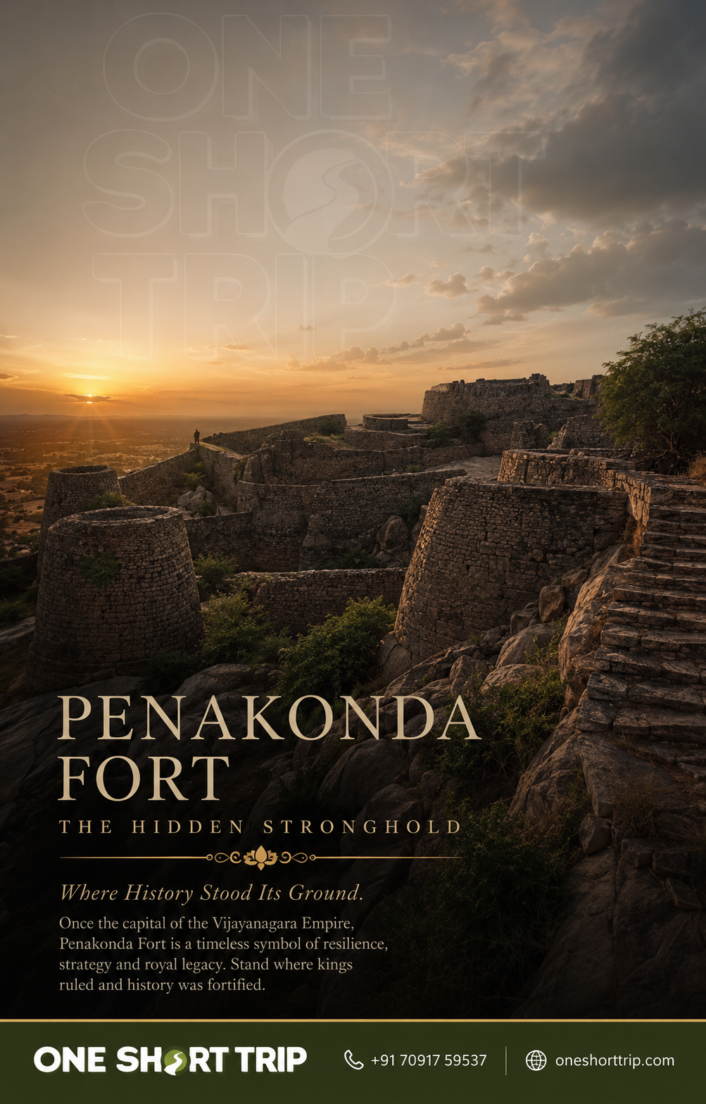 Penukonda Fort historic Vijayanagara fortification near Bangalore