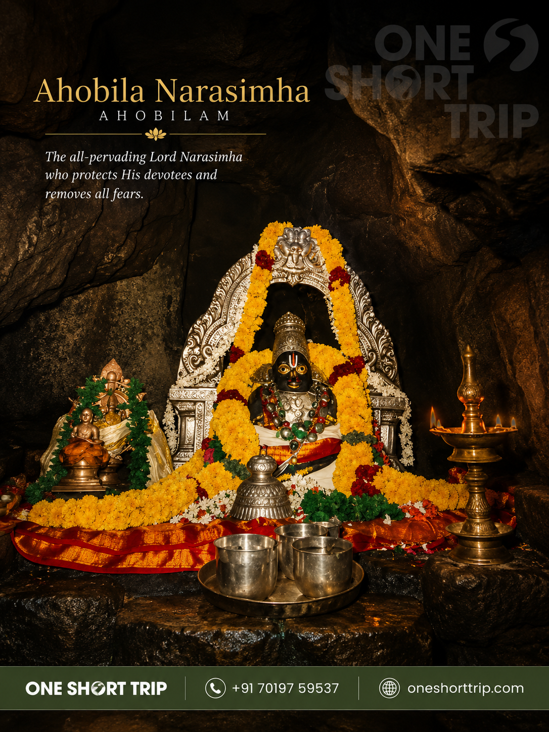 Ahobila Narasimha, Ugra Narasimha at Upper Ahobilam