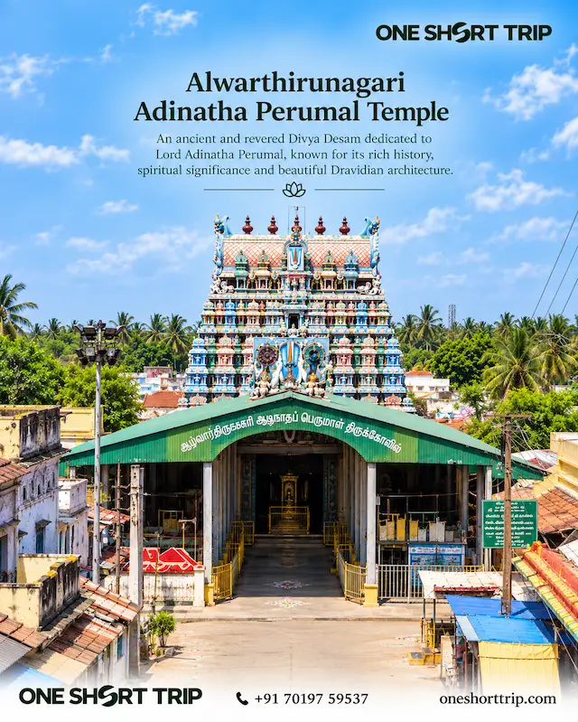 Alwarthirunagari Adinatha Perumal Temple on Nava Tirupati Temple Tour from Bangalore
