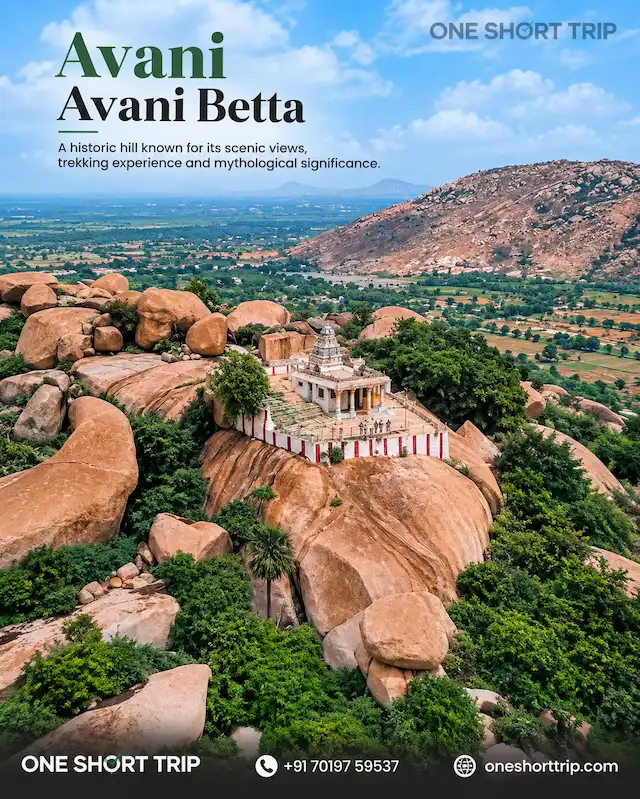 Avani Betta on the Kolar and Avani Ramayana temple tour from Bangalore