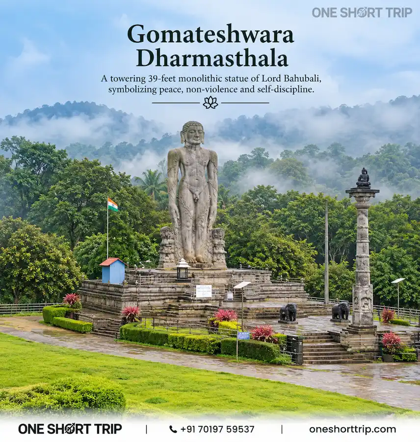Bahubali Gomateshwara Statue at Dharmasthala