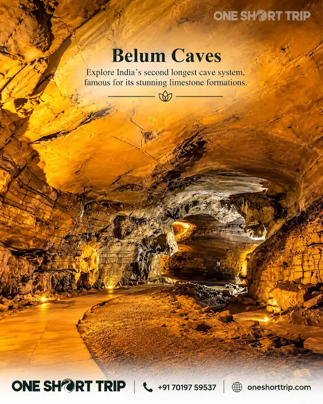 Underground interior of Belum Caves