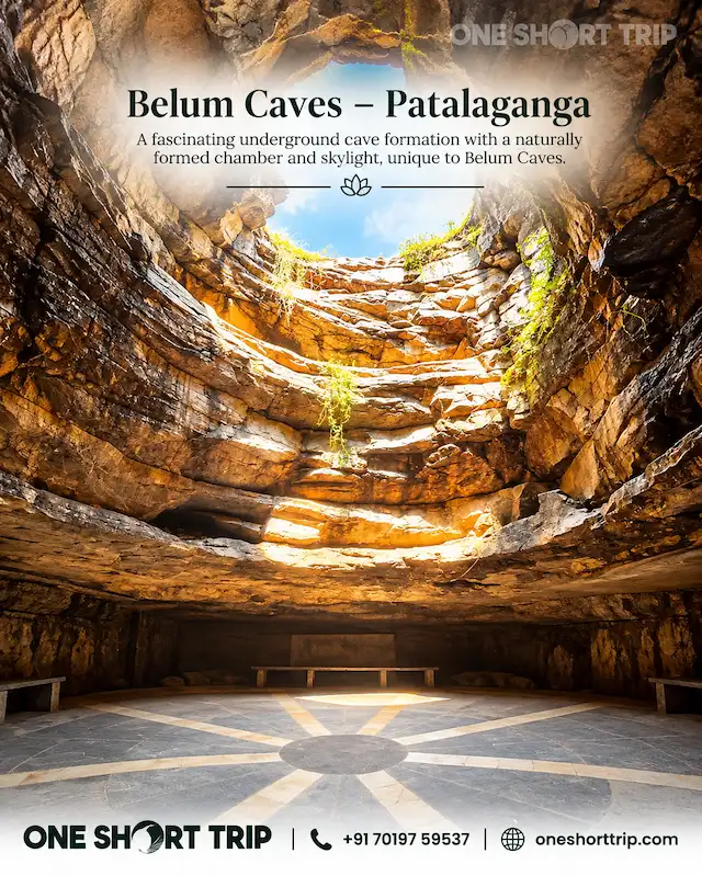Patalaganga underground cave formation at Belum Caves