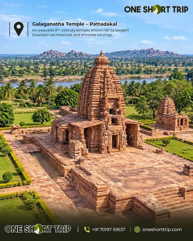 Galaganatha Temple at the UNESCO monuments of Pattadakal