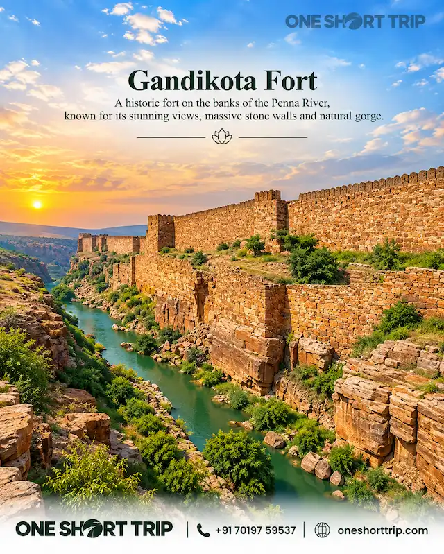 Historic Gandikota Fort in Andhra Pradesh