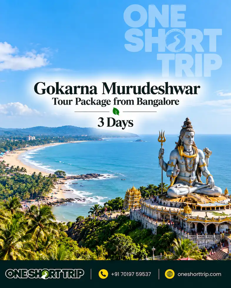 Gokarna and Murudeshwar Tour Package from Bangalore