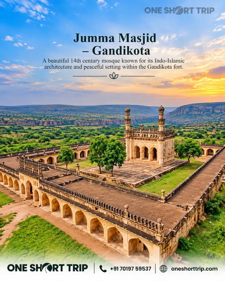 Jumma Masjid inside Gandikota Fort
