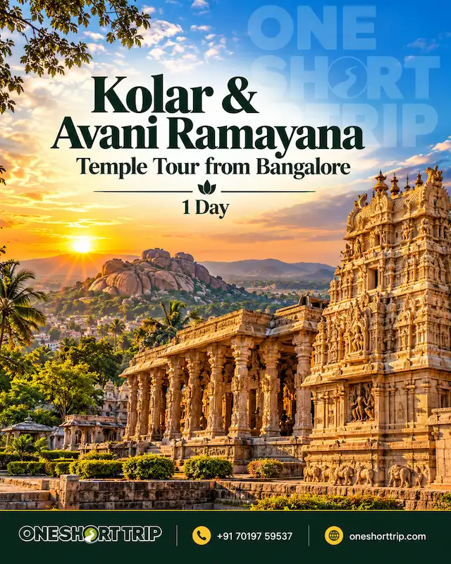 Kolar Avani Ramayana Temple Tour from Bangalore