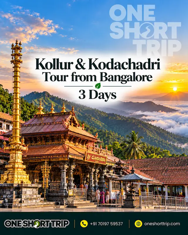 Kodachadri and Kollur Tour Package from Bangalore