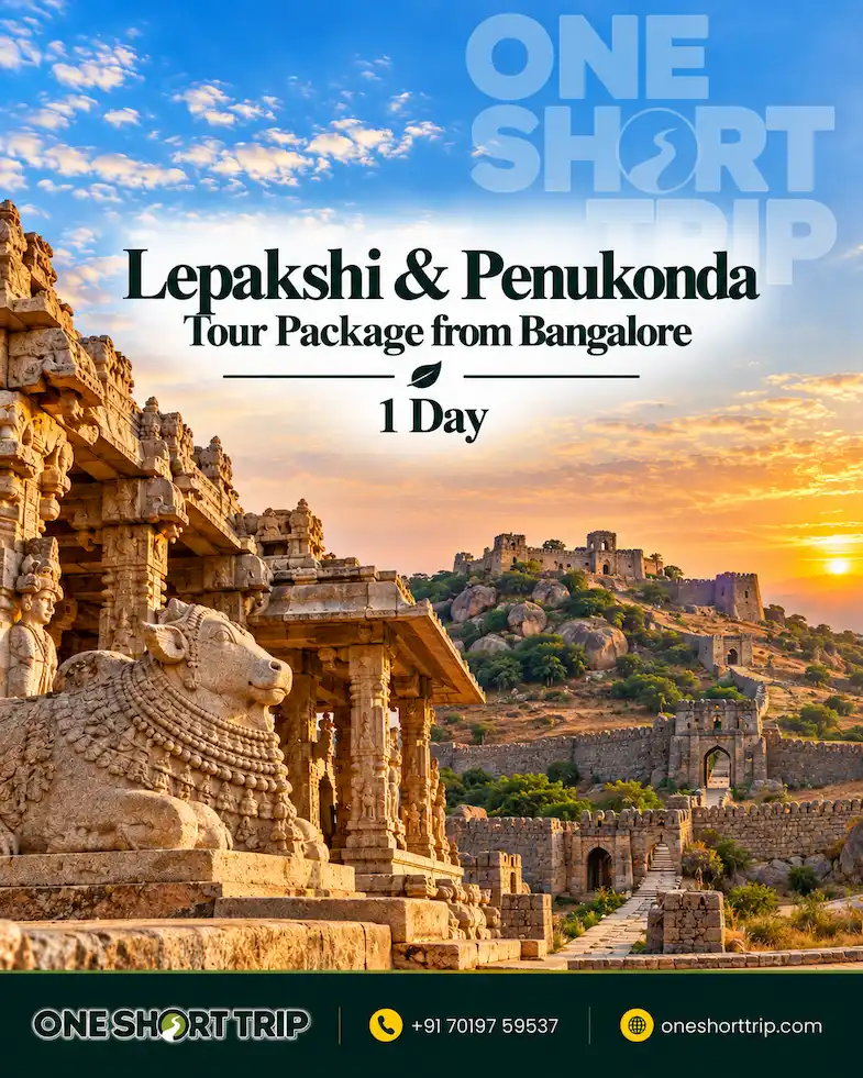 Lepakshi and Penukonda Tour Package from Bangalore