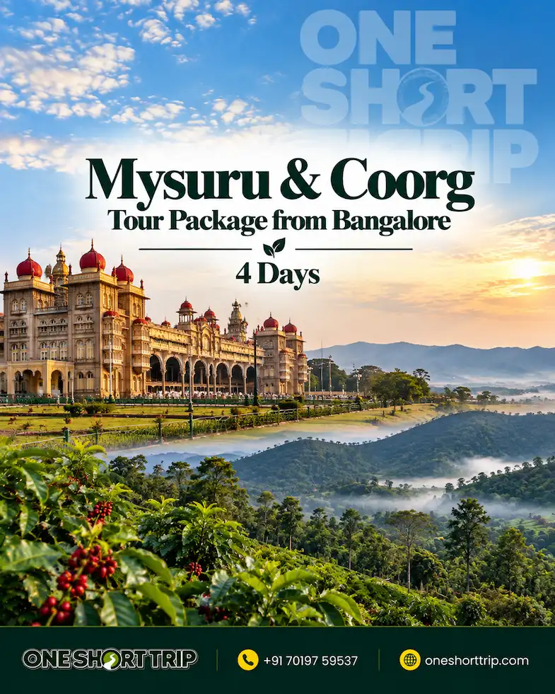 Mysuru and Coorg Tour Package from Bangalore