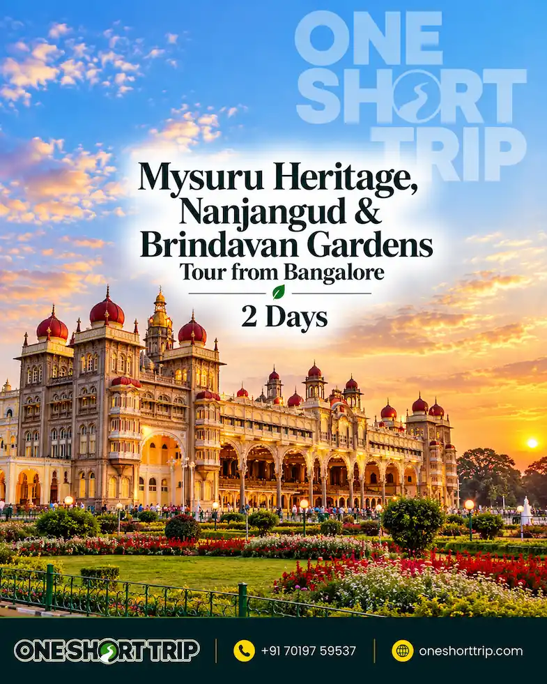 Mysuru Heritage Nanjangud Temple and Brindavan Gardens Tour