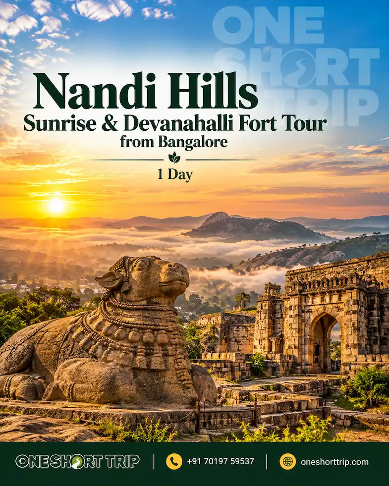 Nandi Hills Sunrise and Devanahalli Fort Tour Package from Bangalore