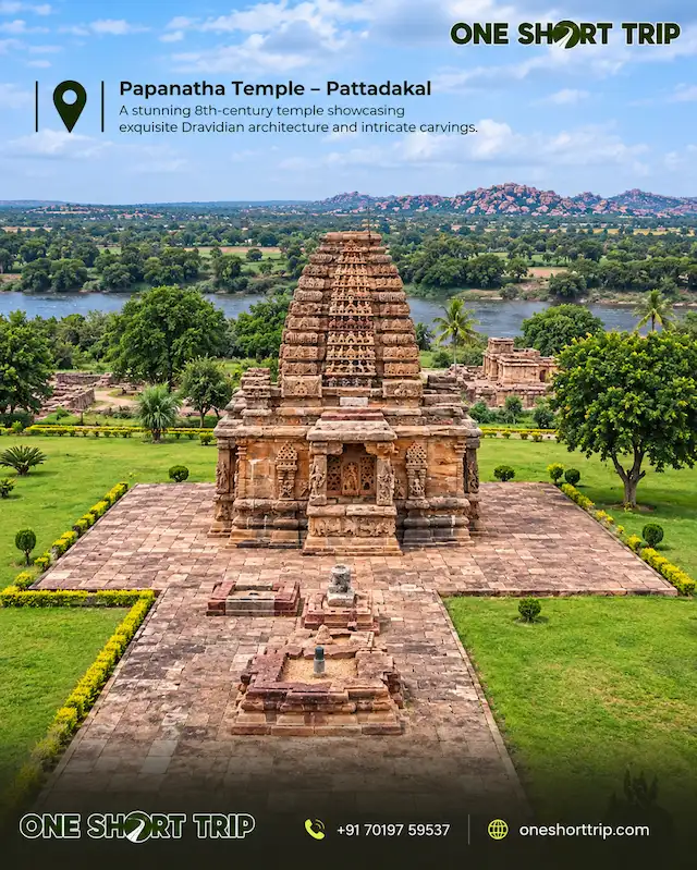 Papanatha Temple in Pattadakal, Karnataka