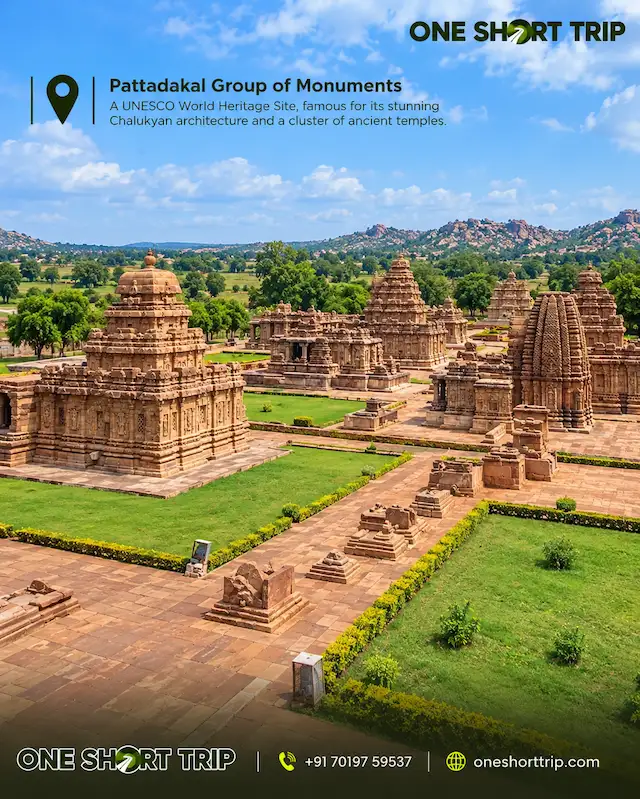 Pattadakal Group of Monuments on the Hampi, Aihole, Pattadakal and Badami tour from Bangalore