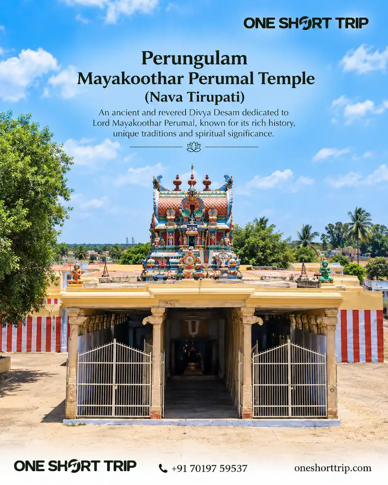 Mayakoothar Perumal Temple at Perungulam on Nava Tirupati Temple Tour