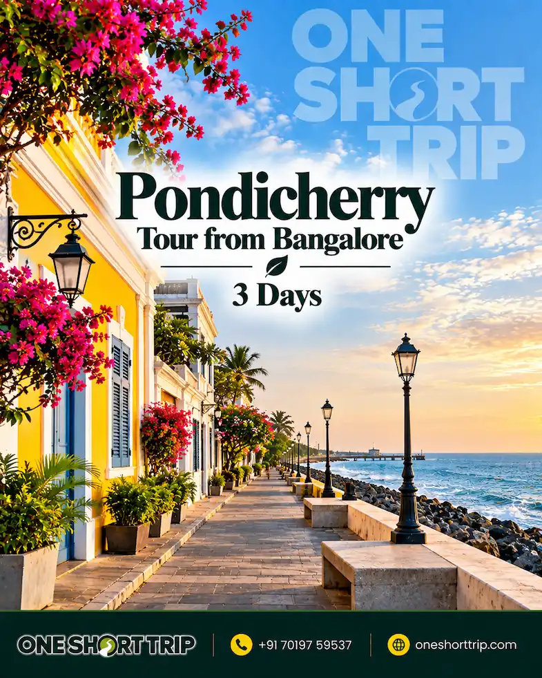 Pondicherry Tour Package from Bangalore