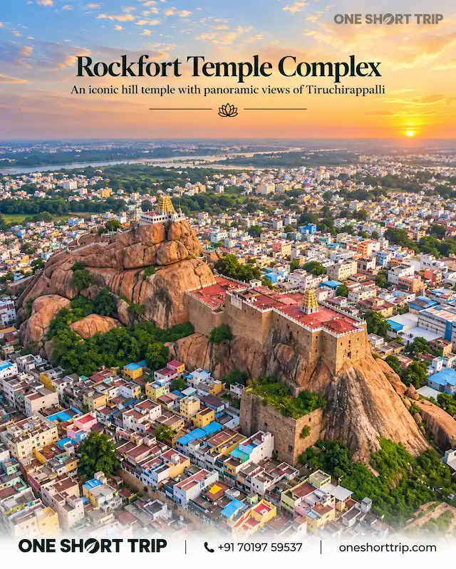 Rockfort Temple Complex in Trichy