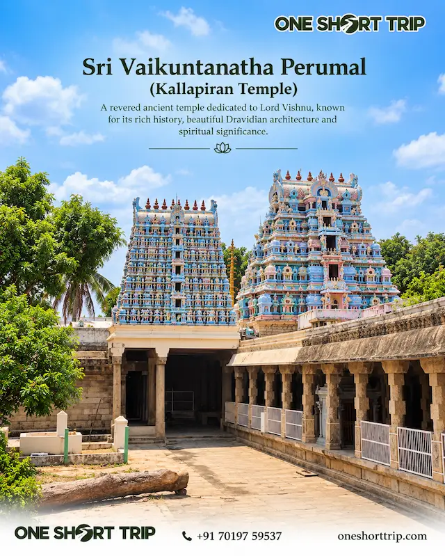 Sri Vaikuntanatha Perumal Kallapiran Temple on Nava Tirupati Temple Tour from Bangalore