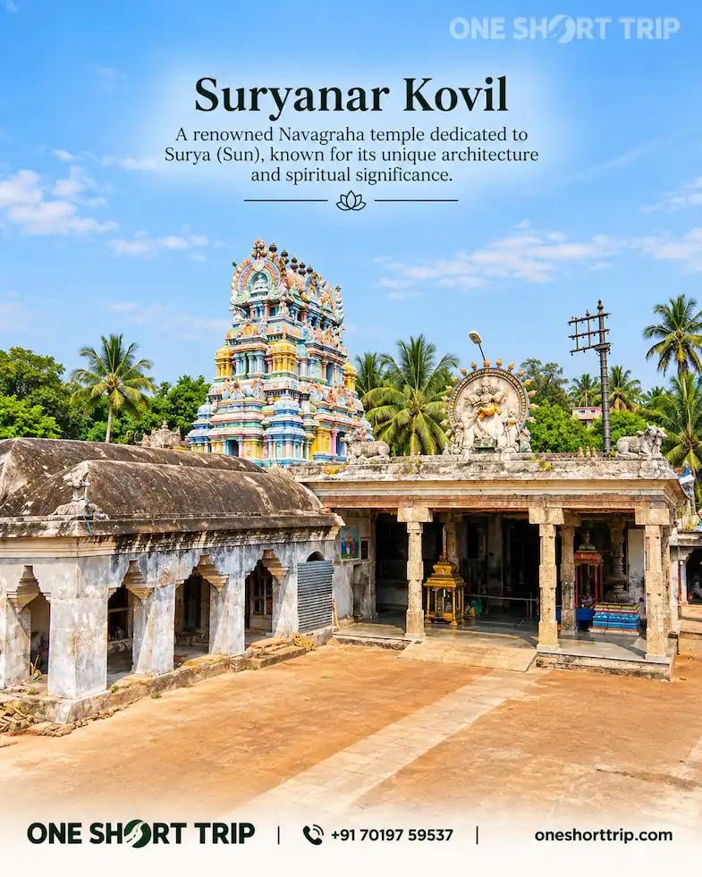Suryanar Kovil Surya Temple on the Navagraha Temples tour from Bangalore