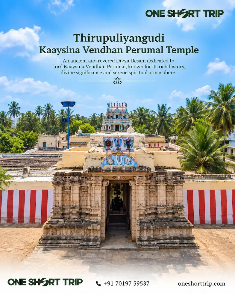 Kaaysina Vendhan Perumal Temple at Thirupuliyangudi on Nava Tirupati Temple Tour