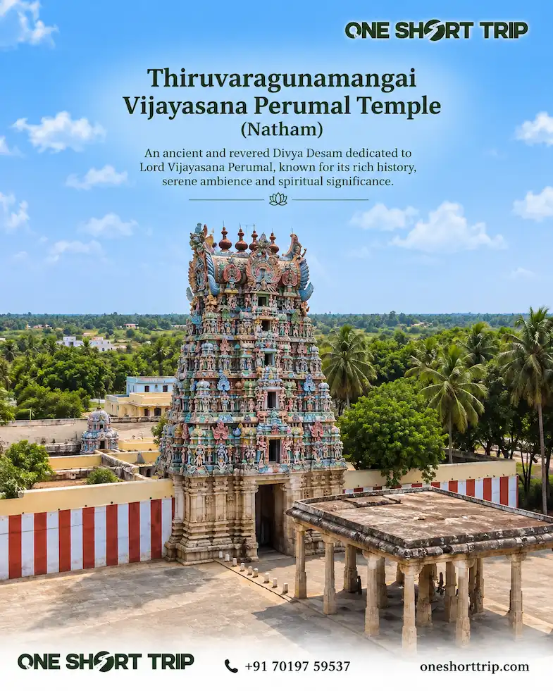 Vijayasana Perumal Temple at Thiruvaragunamangai Natham on Nava Tirupati pilgrimage
