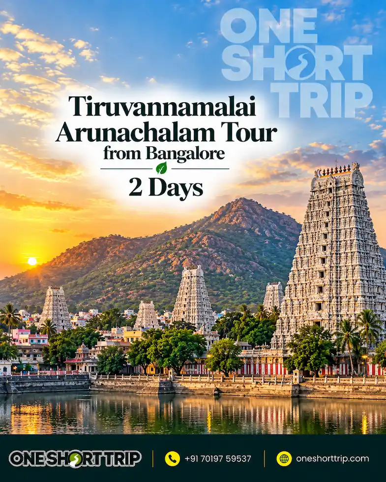 Tiruvannamalai Arunachalam Tour from Bangalore