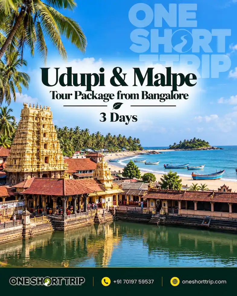Udupi and Malpe Tour Package from Bangalore