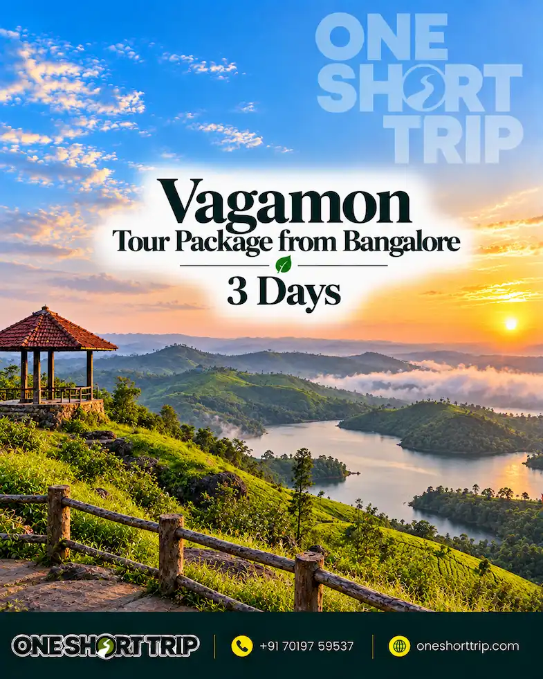 Vagamon Tour Package from Bangalore