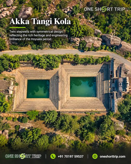 Akka Tangi Kola historic water tanks in Melukote